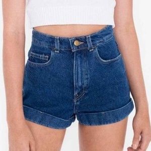 American Apparel Jean Shorts